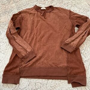 Peach love sweatshirt Small rust